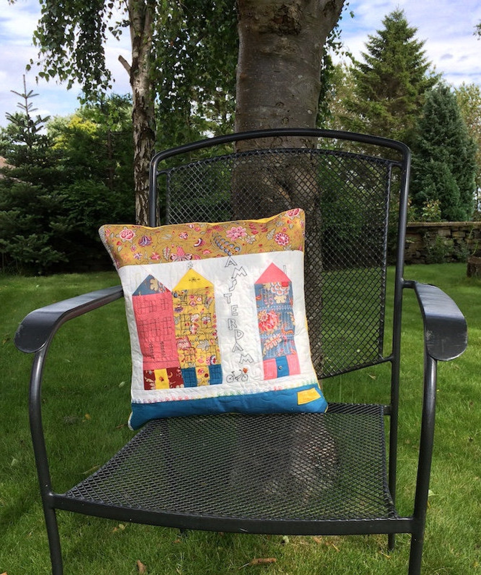 Amsterdam City Cushion Sewing Pattern Pdf Etsy