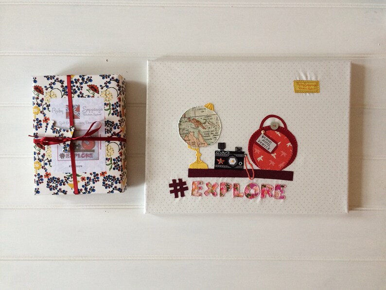 Hashtag Explore Embroidery Kit
