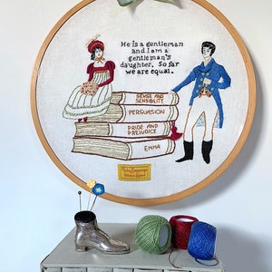 Jane Austen embroidery pattern pdf image 6