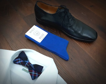 Chaussettes pour robe de mariée bleu océan I, garçons d'honneur de qualité supérieure, unie, unie, chaussettes élégantes pour hommes, prêtes à être expédiées I hochzeit socken