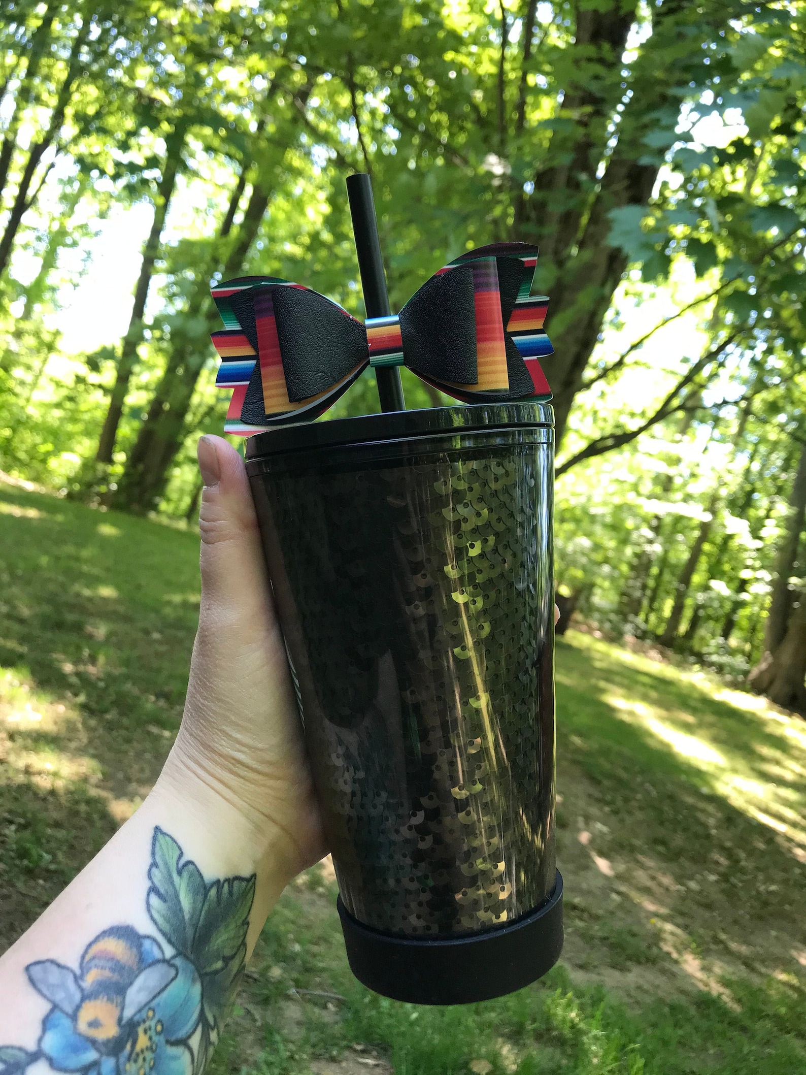 Starbucks Tumbler Straw / Hair Bow Template PNG for Cricut Etsy