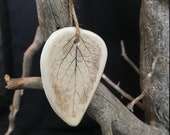 Lemon Balm Print Porcelain Ornament