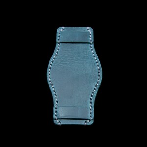Handmade Leather Bund Pad (Style II) Military 106 Camouflage, Italian Veg Tanned