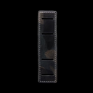 Handmade Leather Bund Pad (NM Style) Military 107 Camouflage, Italian Veg Tanned