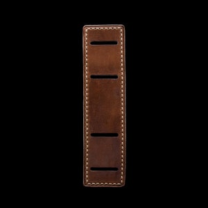 Handmade Leather Bund Pad (NM Style) Vintage 402, Italian Veg Tanned