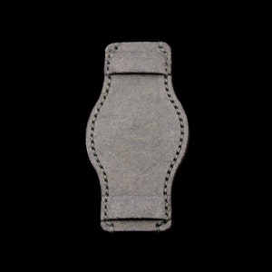 Handmade Leather Bund Pad (Style II) Rustic Olive, Italian Veg Tanned