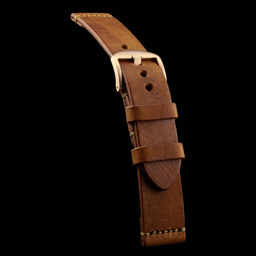 Handgefertigtes 2-teiliges Vintage 401 Lederarmband Für Uhren Aus