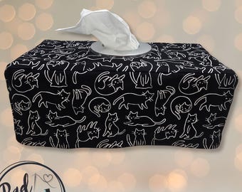 Copri scatola di fazzoletti - Gatti per favore