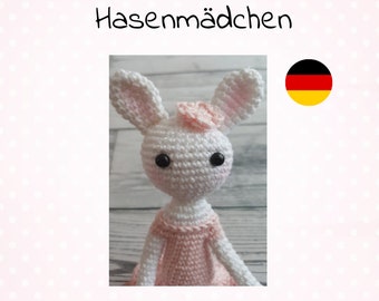 Crochet Pattern Bunny Girl Ballerina