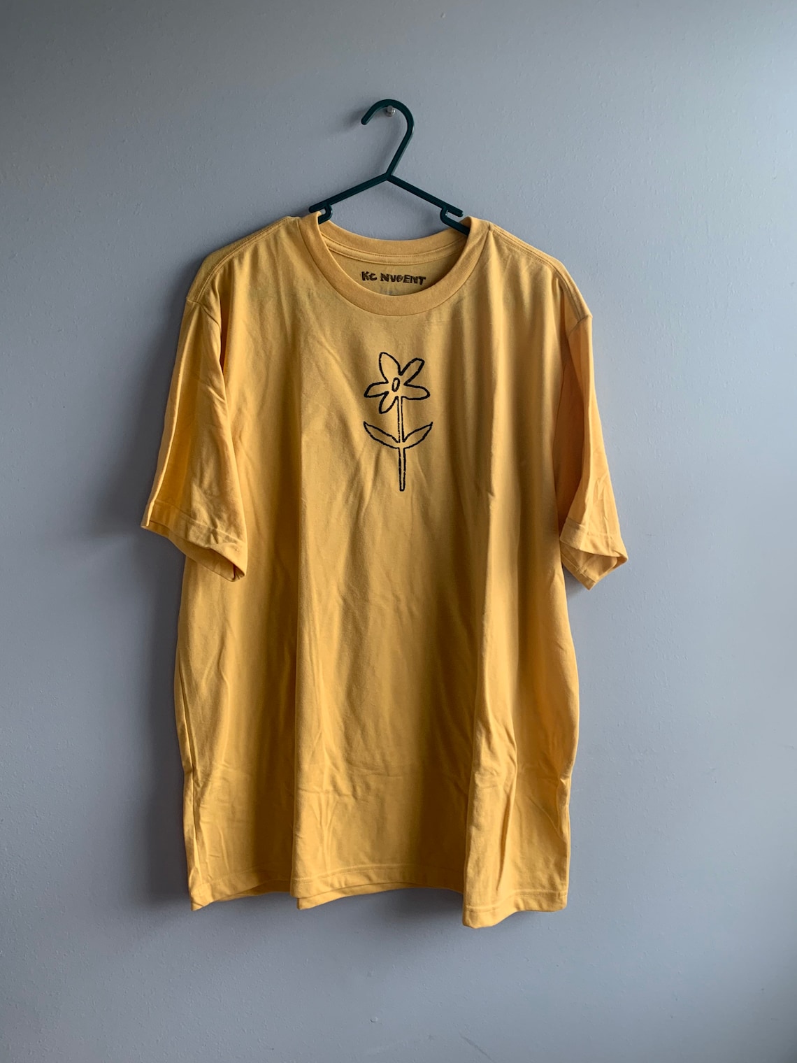 YELLOW Flower Shirt Etsy