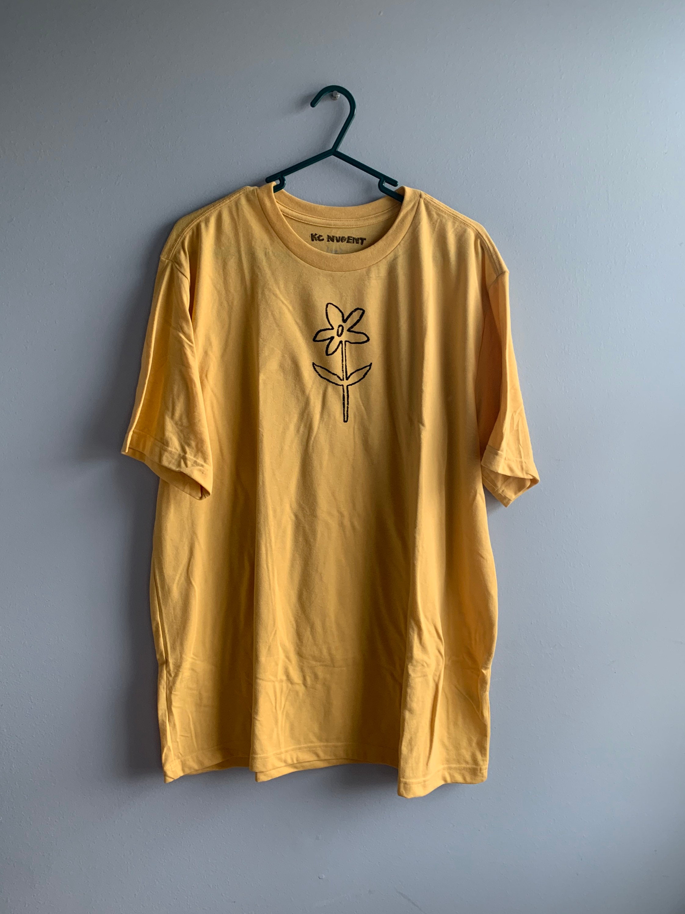 YELLOW Flower Shirt Etsy