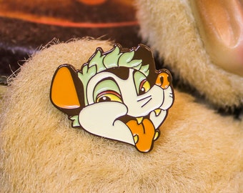 Playful Opossum - Retro Doll Enamel Pin