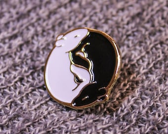 Fancy Rats Enamel Pin