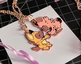 Hungry Hyena Enamel Friendship Charm Set