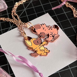 Hungry Hyena Enamel Friendship Charm Set