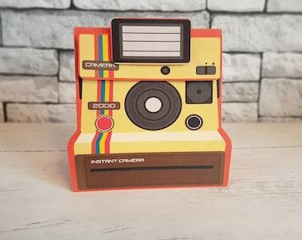 Carte pour appareil photo instantané rétro, carte pour appareil photo vintage, carte de geek, carte de photographe, cartes de photographie, cadeau de photographe