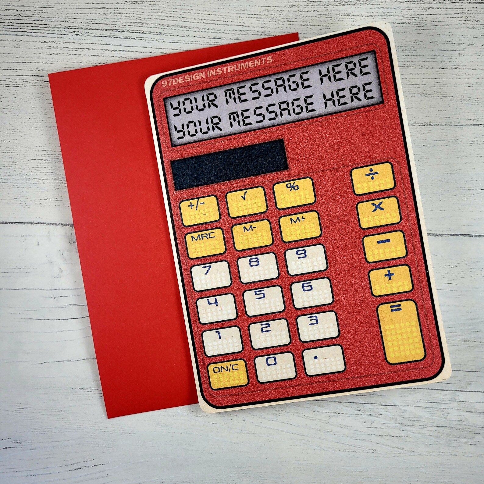 Personalised Retro Calculator Card: Teacher Thank You, Graduation Card ...