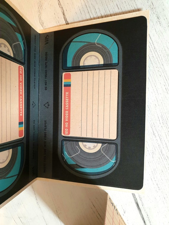 Retro VCR Greeting Card 80s 90s Birthday Card Vintage video cassette Card