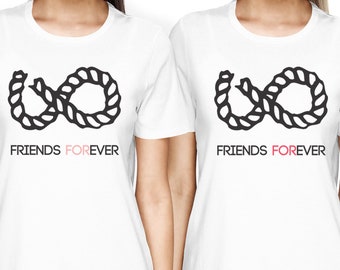 Friends Forever | Best Friend Women's T-Shirts - BFF Matching T-shirts | Cute And Funny Gifts Ideas For Besties