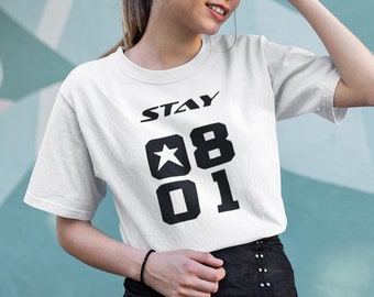 Straykids 0801 Unisex Short Sleeve Tee I K-pop Unisex T