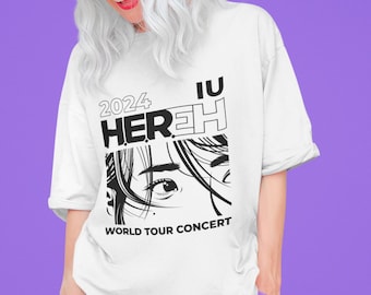 IU HER Monotone Unisex Shirts I K-pop Unisex Shirts I K-Pop Shirts