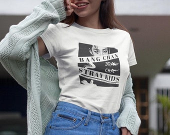Straykids Bangchan Unisex Crew Neck T-shirt I K-pop Unisex T