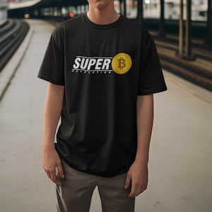 Super Bitcoin Unisex T-Shirt I Stock Market Unisex T-Shirt I Trader Shirts