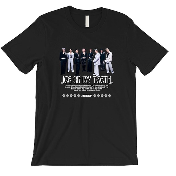 Ateez Ice on My Teeth Members T-shirt I K-pop Unisex T-shirt I K