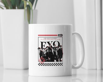 EXO Members Cover 11 oz. Ceramic Coffee Mug | Cuate K-pop Fan gift idea, Perfect For K-pop Fan Gifts
