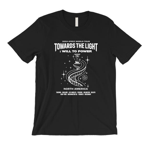 Ateez World Tour Towards the Light Unisex Crew Neck T-shirt