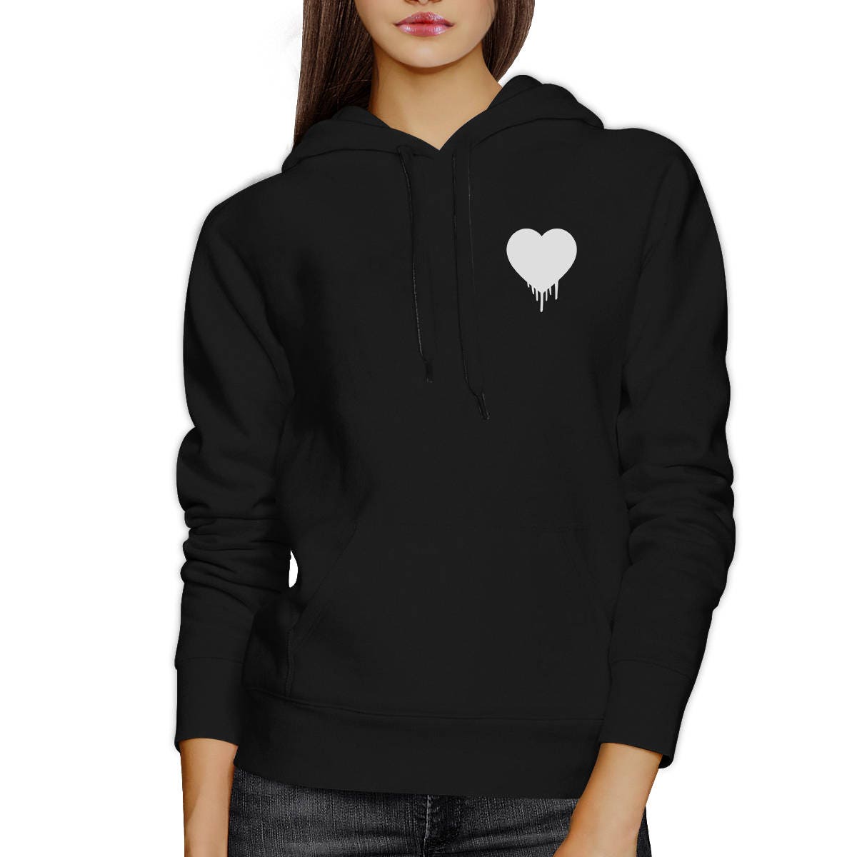 POCKET | Melting Heart Hoodie [JHD076] - Etsy