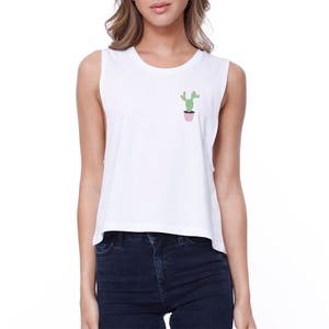 POCKET | Cactus Pocket Crop Tee (JCR004)