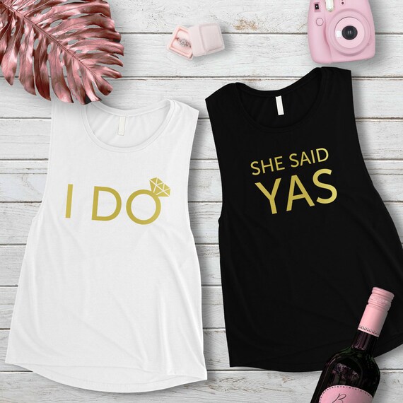 Womens I Said Yaass Diamond Ring Bride T-Shirt Funny Wedding Event Womens I Said Yaass Diamond Ring Bride T-Shirt Funny Wedding Event
