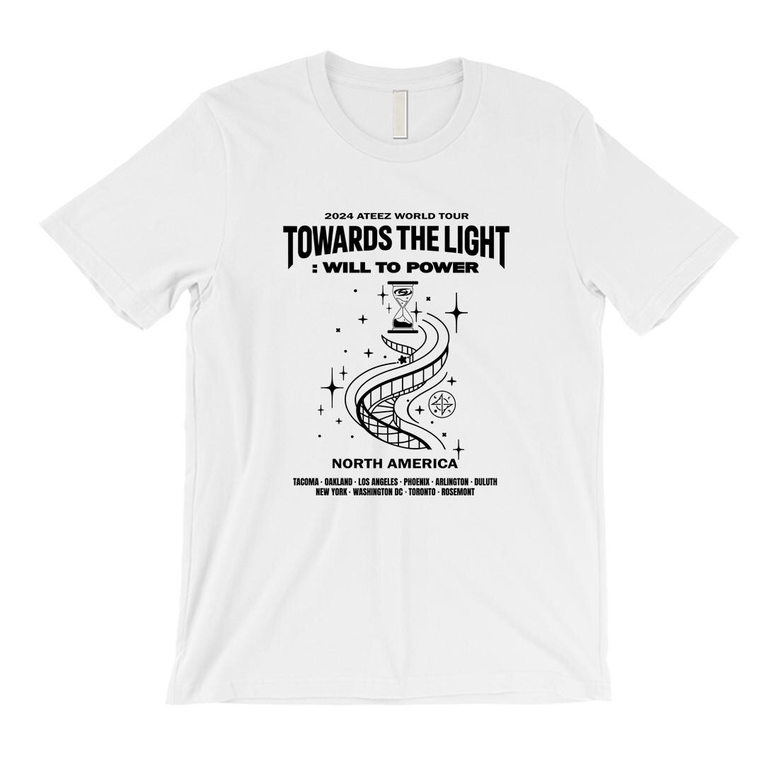 Ateez World Tour Towards the Light Unisex Crew Neck T-shirt