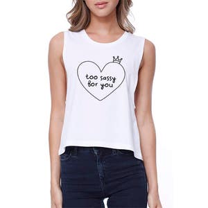 GIRLY | Too Sassy For You Crop Tee (JCR014)