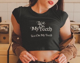Ateez Ice On My Teeth Crop Tee I K-pop Crop T-Shirt I K-Pop Crop Top