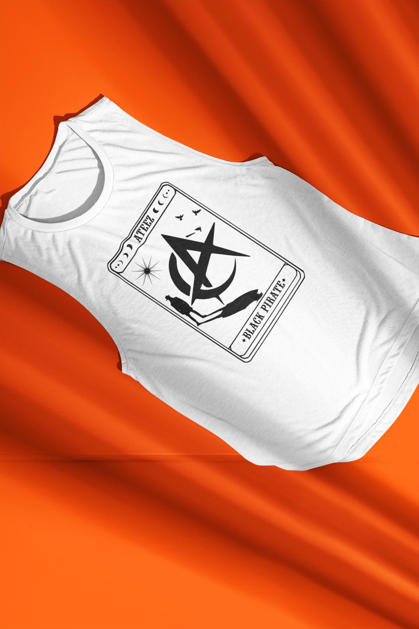 Ateez ブラック パイレーツ タロットカード マッスル レディース