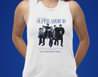 Super Junior Super Show Muscle Women's Top I K-pop Women Muscle Shirt I K-Pop Shirts