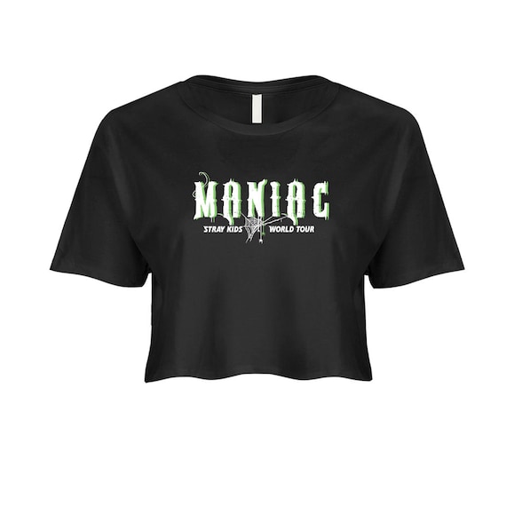 Straykids Maniac Crop Women's Top I K-pop Crop Tee I K-pop Shirts
