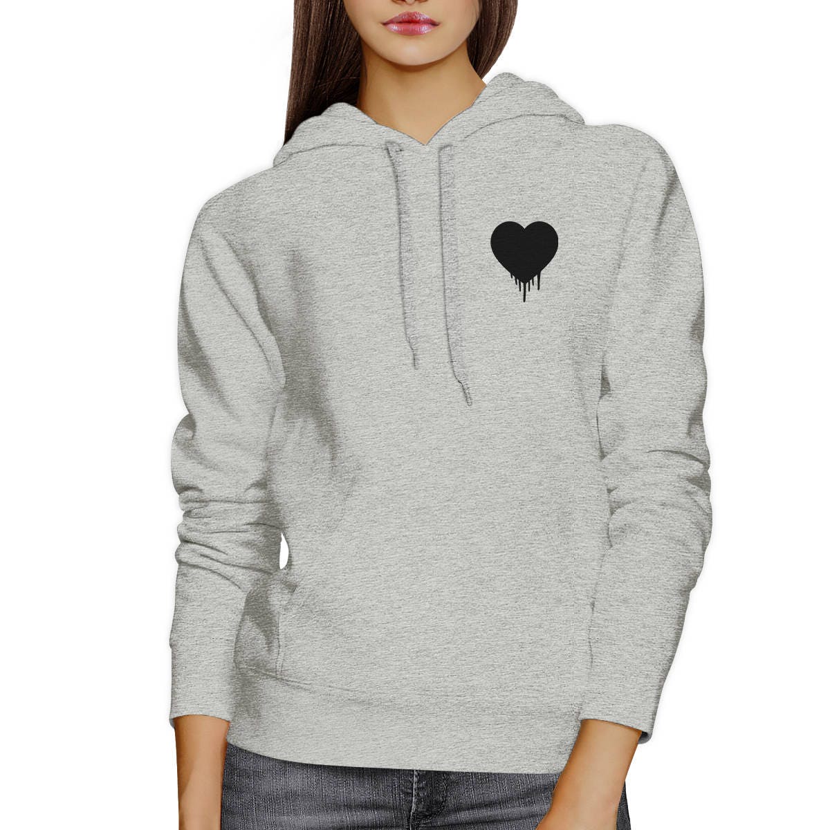 HTH hth heart logo zip hoodie グレー heart logo zip hoodie – YZ