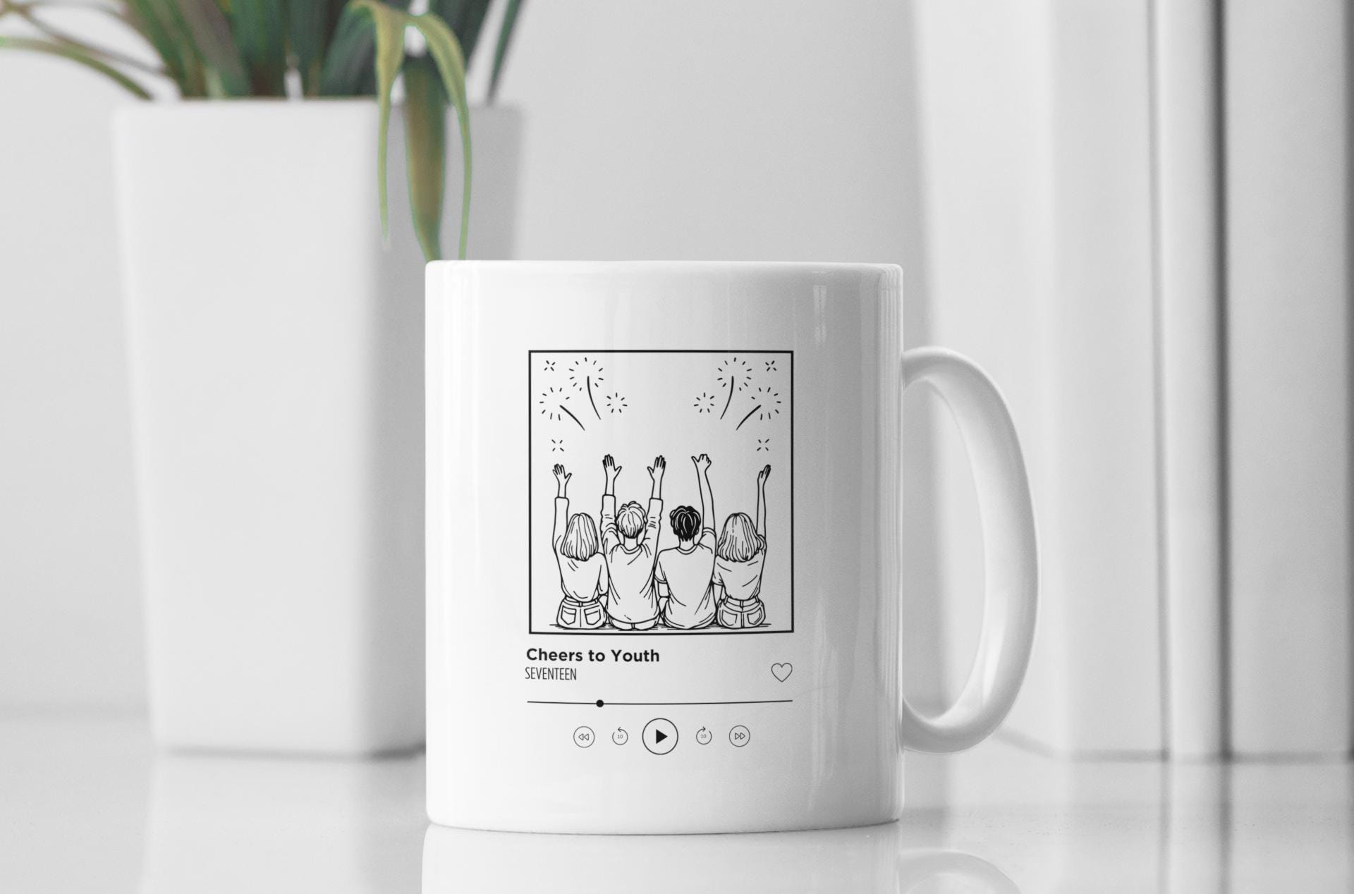 Seventeen Cheers to Youth 11 Oz. Ceramic Coffee Mug | Cuate K-pop