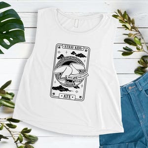 Ateez Ate Tarot Karte Crop Muskel Frauen Top I K-Pop Frauen Crop Muskel Shirt I K-Pop Shirts