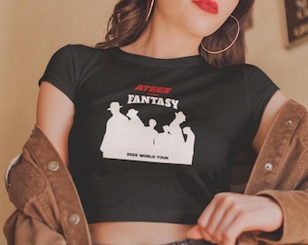 Ateez in Your Fantasy Tour Crop Tee I K-pop Crop T-shirt I K-pop