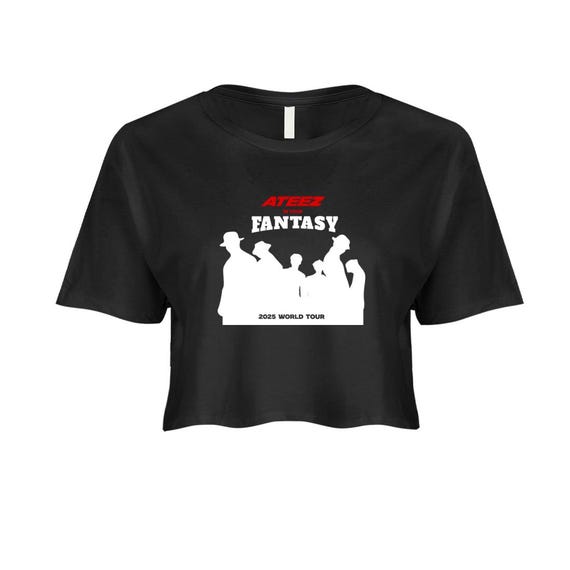 Ateez in Your Fantasy Tour Crop Tee I K-pop Crop T-shirt I K-pop