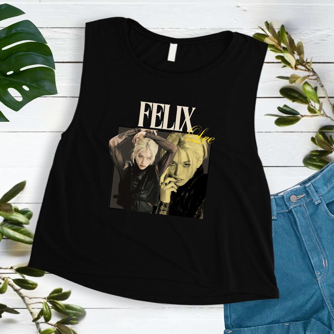 Straykids Felix Crop Muscle Women's Top I K-pop Women Crop Muscle