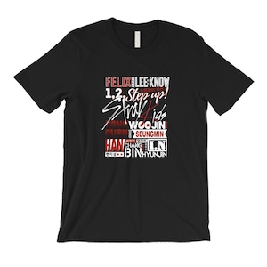 StrayKids Collage Crop T-Shirt I K-pop Unisex T-Shirt I K-Pop Shirts