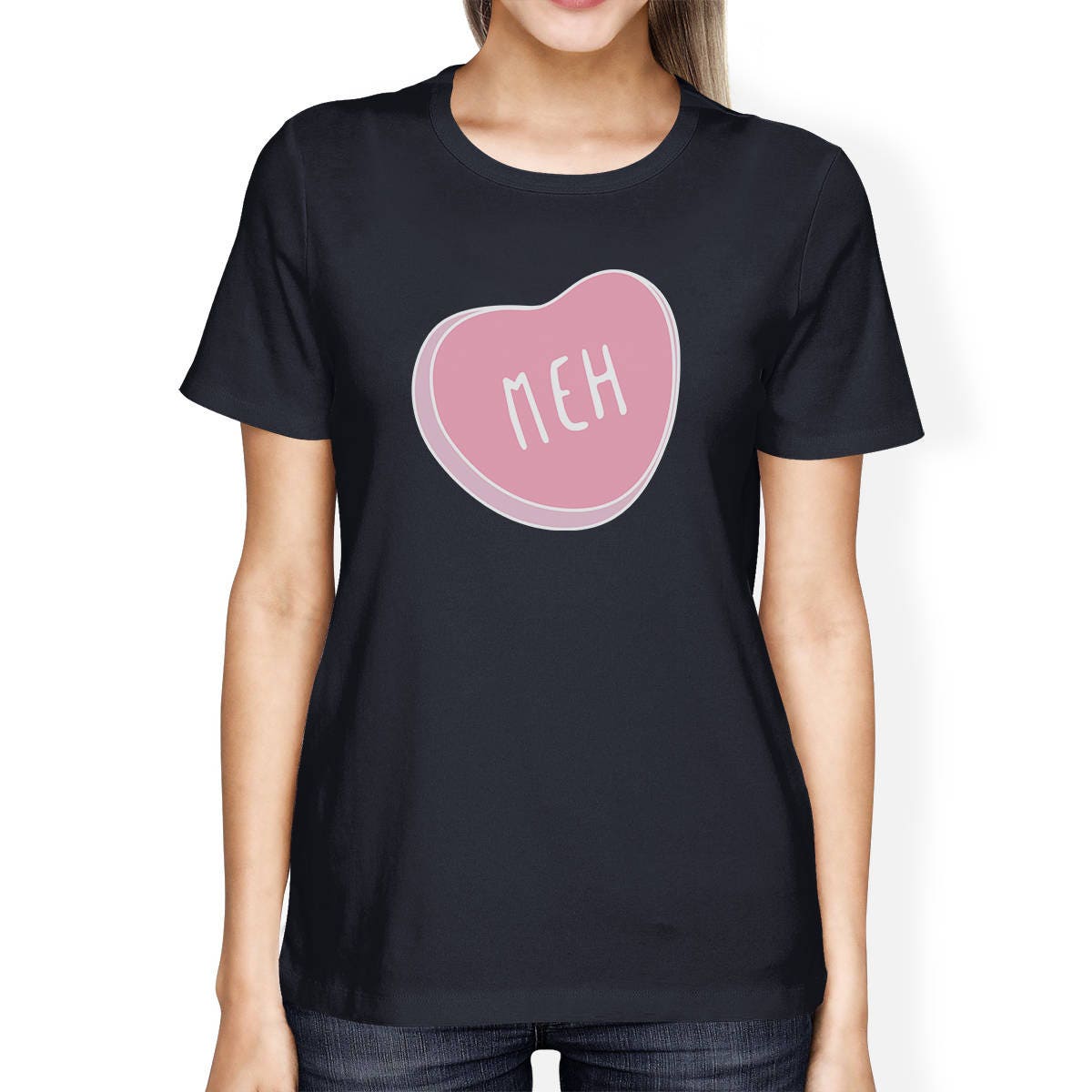 GIRLY Meh Women's T-shirt Lovely Design Birthday Gifts for Friends ...