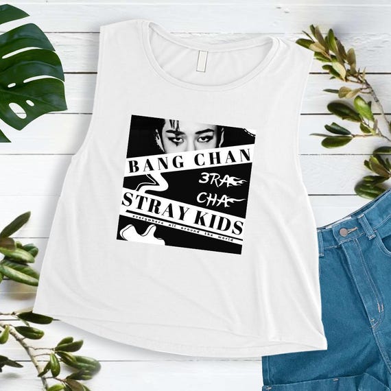 StrayKids Bangchan Crop Muscle Women's Top I K-pop Women Crop Muscle Shirt I K-Pop Shirts