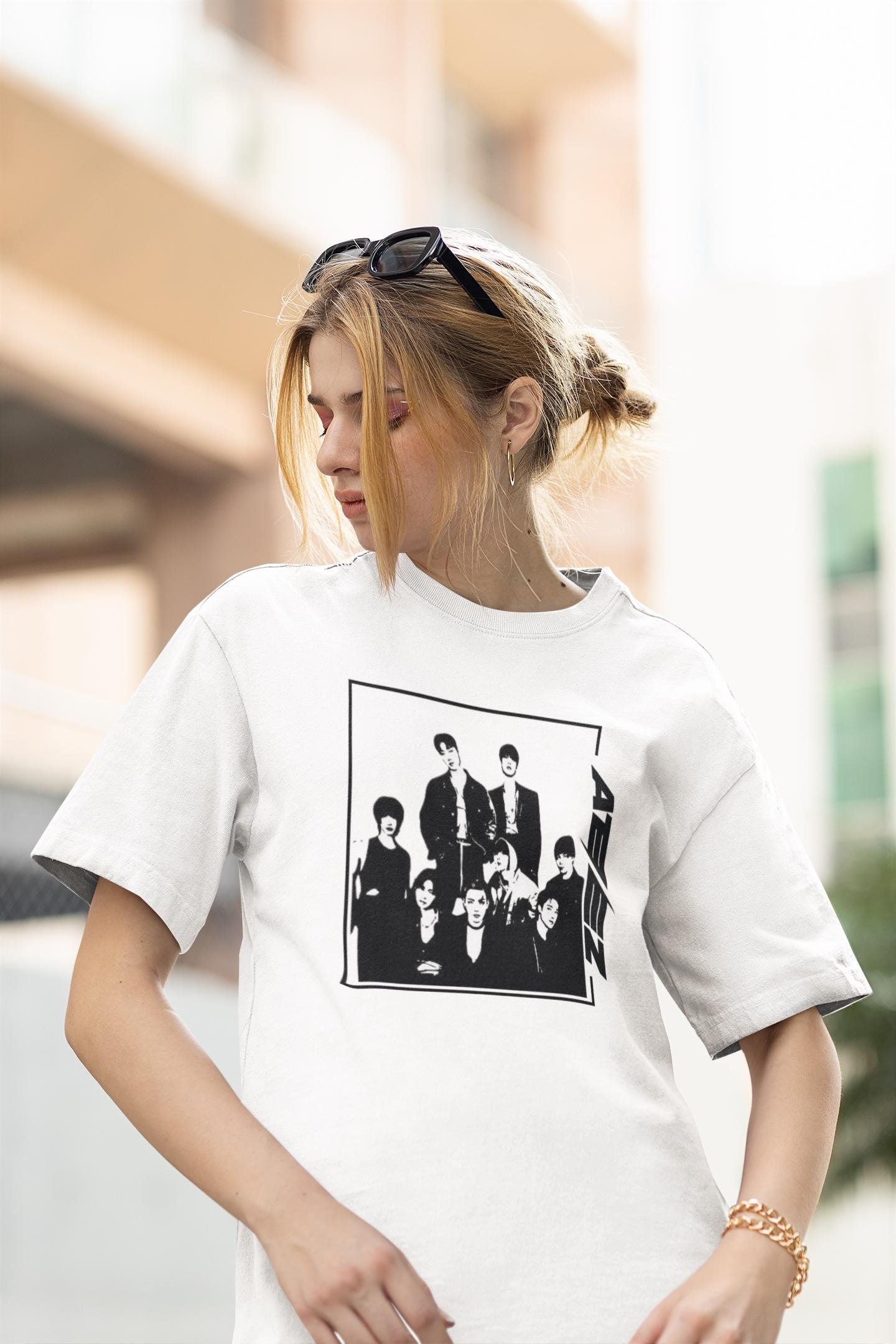 Riize Retro Members Crew Neck T-shirt I K-pop Unisex T-shirt I K