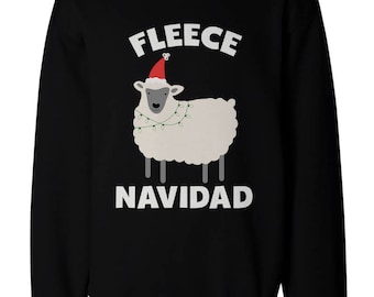 fleece navidad sweatshirt